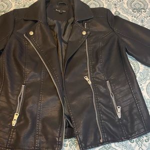 Faux leather jacket